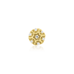 Accesorio piercing oro con Svarovski. Disponible en oro blanco, oro amarillo y oro rosa.