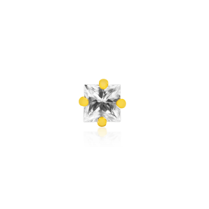 Accesorio Piercing Oro con Circonita Disponible en oro blanco, oro amarillo y oro rosa.